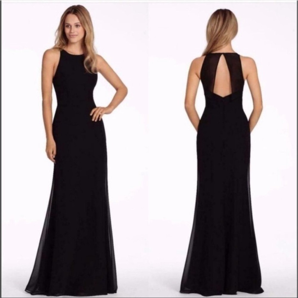 Hailey Paige Occasions Black Bridesmaids Dress - Size 4